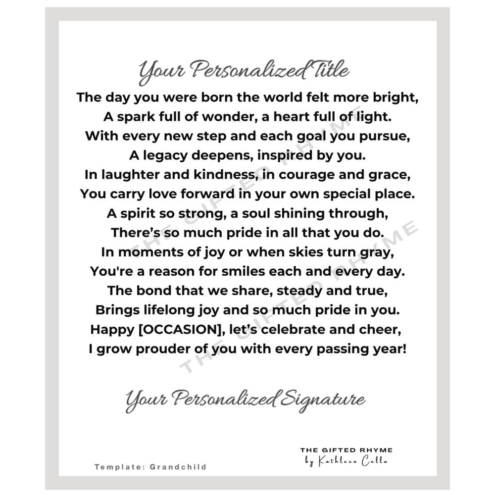 Poem for Grandchild - Image 2