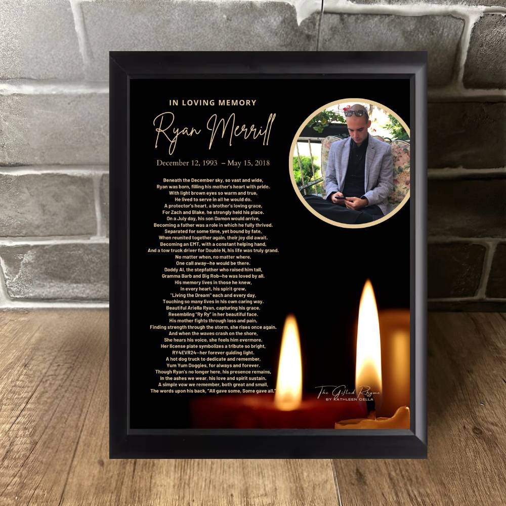 Fully Custom Memorial Poem - Image 3