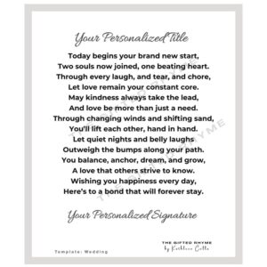 Poem for Wedding